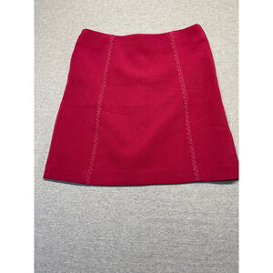 The loft burgundy skirt size 4 nwot